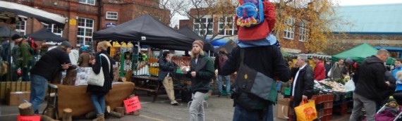 クリスマス前のロンドン・ファーマーズ（農家）マーケット