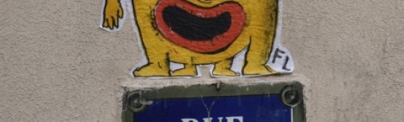 同時多発テロその後のパリ、ストリートアート